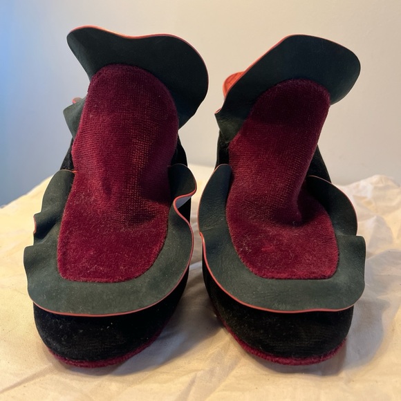 Fendi velvet mules - Picture 3 of 4